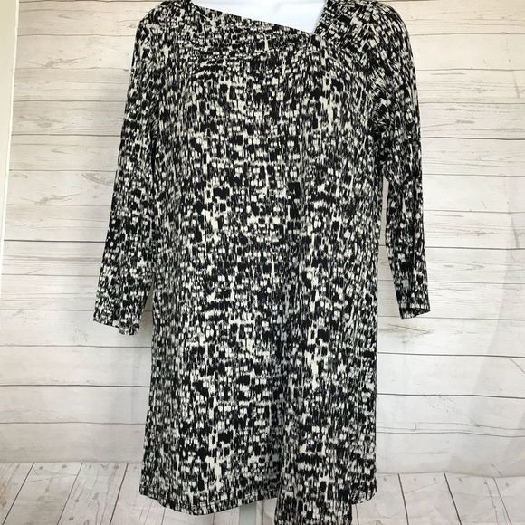 J. Jill Wearever Collection Sz XS Geo Print TunicTop/Dress - Picture 1 of 6